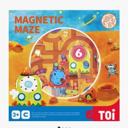 Magnetic Space Board wooden new fine motor skills game from 2+