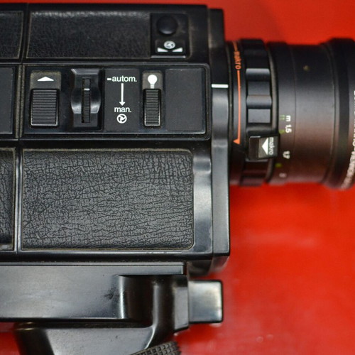 Super 8 Eumig Makro Sound camera used with sound and Makro Zoom lens