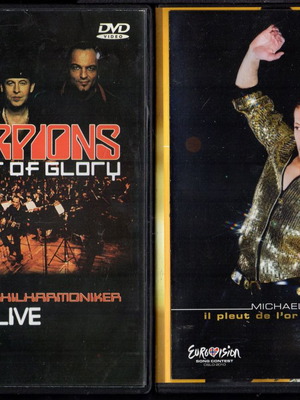 Music CDs Scorpions, Michael von der Heire, Ray Charles, Louis Armstrong new, pack of 4