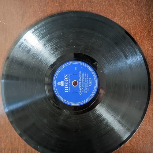 78 rpm record used from 1939, Latin soundtrack