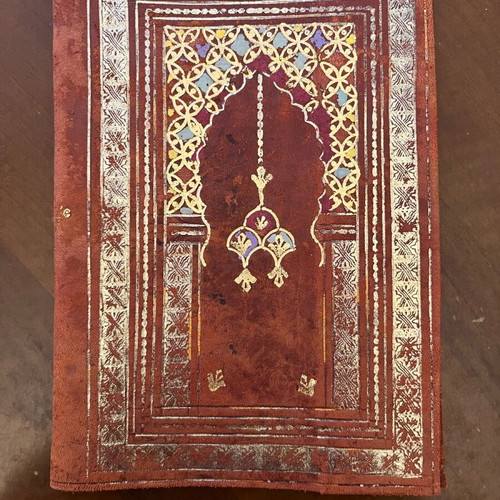 Leather book holder used