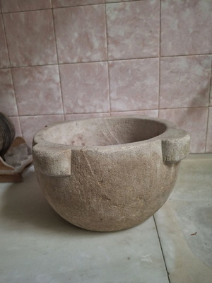 Stone authentic mortar used