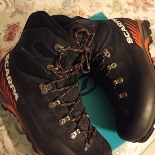 Scarpa Manta Tech GTX hiking boots, blue, size 44.5