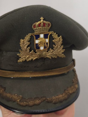 Greek Army Senior Officer Cap, 1970-1973