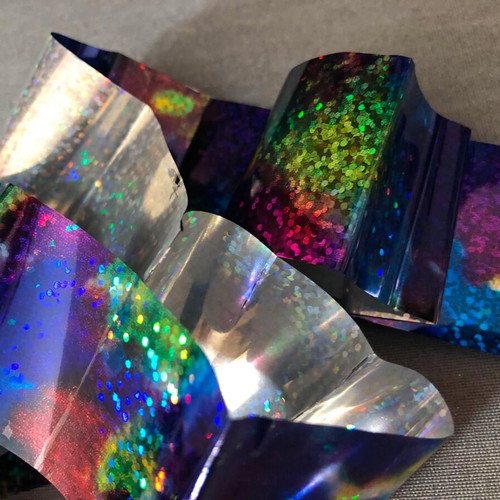 Holo Cracks Nail Art Foil Wrap new nail stickers
