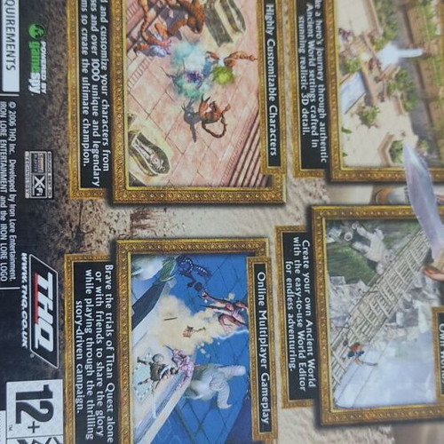 Titan Quest PC game used with minor scratches