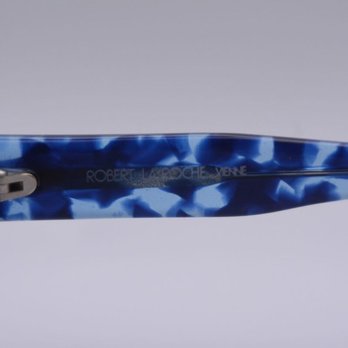 Robert la Roche S72 Round Sunglasses new, blue black