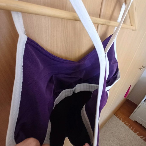 Nike tennis top like new, purple, with chest support size M