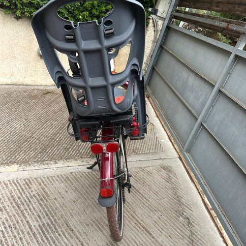 Sector city bike with child seat, aluminum frame