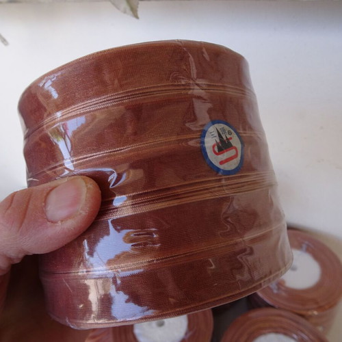 Vintage organza ribbons like new, pack of 50 rolls 40 meters