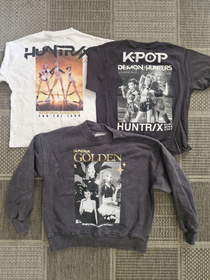 Zara Kpop Demon Hunters παιδικά μπλουζάκια και φούτερ, μέγεθος 146 εκ.