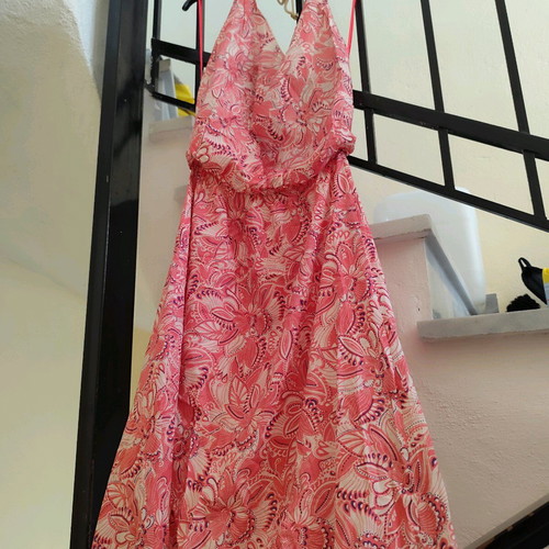 Poeta women's dress new, maxi with Indian tribal design
