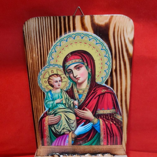 Wooden handmade hanging calendar holder in excellent condition