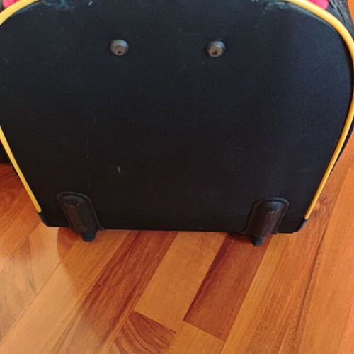 Disney children's travel suitcase used, colorful