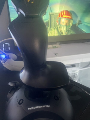 Thrustmaster USB joystick for PC, black