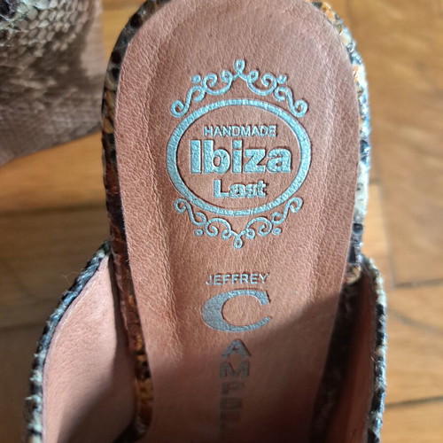 Jeffrey Campbell Mansfield γκρι snake πλατφόρμες καινούργιες, νούμερο 37