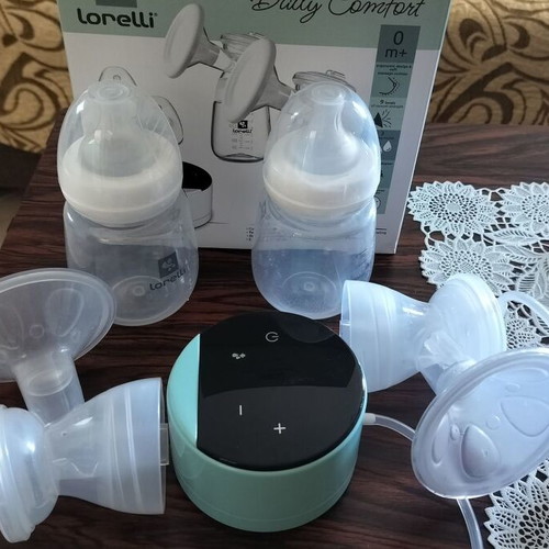 Lorelli Daily Comfort Double Electric Breast Pump, BPA Free, Turquoise, 180ml