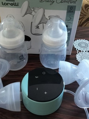 Lorelli Daily Comfort Double Electric Breast Pump, BPA Free, Turquoise, 180ml