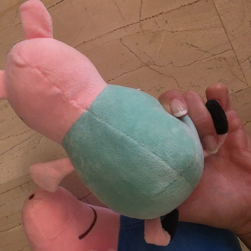 George and Daddy Pig plush toys like new, sold together