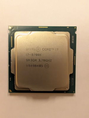Intel Core i7-8700K CPU, unlocked, Windows 11 ready