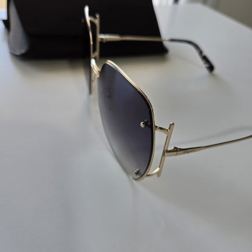 Salvatore Ferragamo sunglasses new, gold color