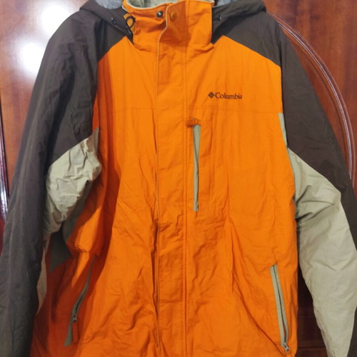 Columbia jacket with Omni Shield used, orange, XXL