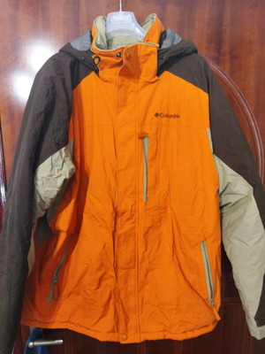 Columbia jacket with Omni Shield used, orange, XXL