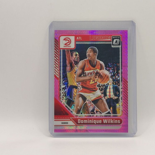 Dominique Wilkins Legends Hyper Pink Parallel Card 2024-25 Panini Donruss Optic new