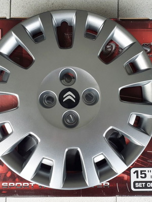 Τάσια 15'' μαρκέ για Citroen Nemo, νέα, σετ 4 τεμαχίων