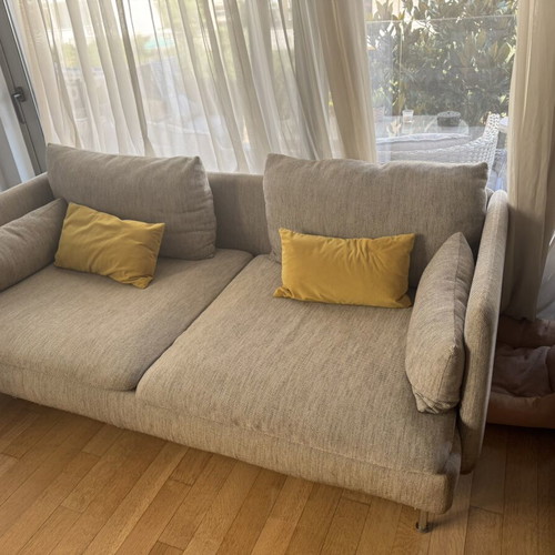 Two-seater sofa used in good condition