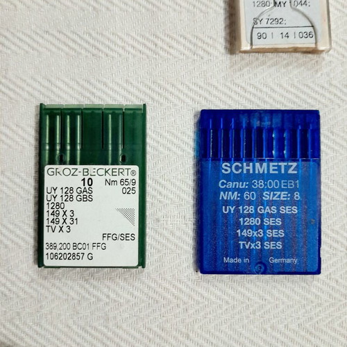 Groz-Beckert UY128 Gas Sewing Machine Needles new, set of 21 boxes