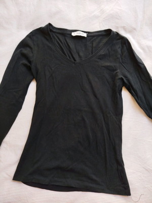 Pink Woman mako blouse black like new, size S
