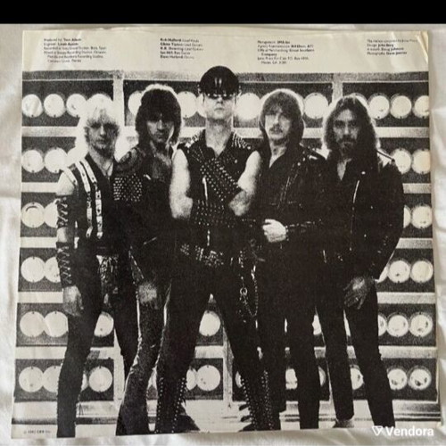 Judas Priest Screaming for Vengeance 1982 vinyl inner sleeve