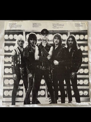 Judas Priest Screaming for Vengeance 1982 vinyl inner sleeve