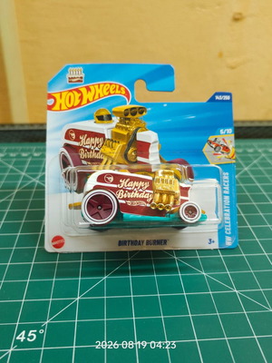 Hot Wheels Birthday Burner Treasure Hunt car