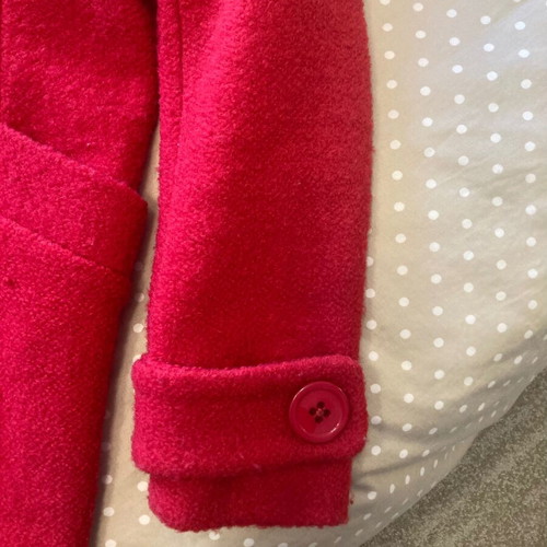 Women's wool coat like new, red, size S
