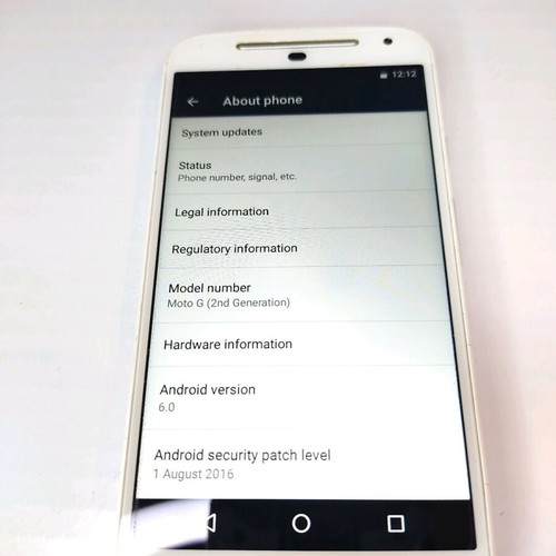 Motorola Moto G smartphone used