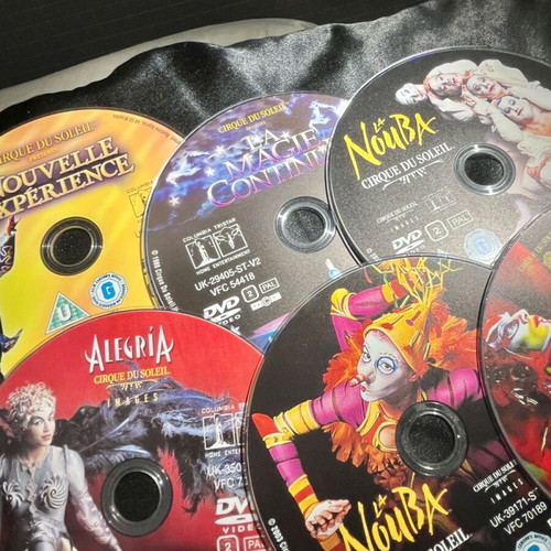 Cirque du Soleil DVD set 7 new shows La Nouba, Dralion, Alegría