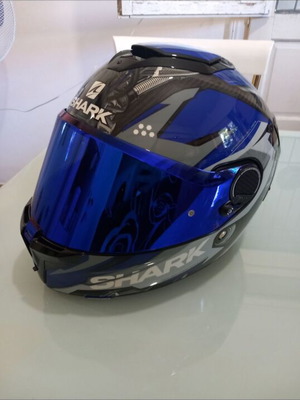 Shark spartan gt carbon urikan motorcycle helmet (medium)