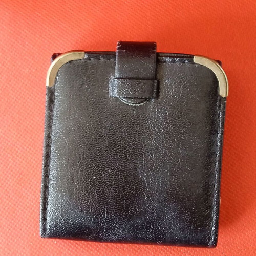 Vintage British Airways Engineering clock used, leather case