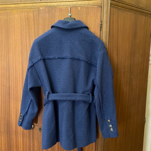 Zara blue oversized jacket coat new, size M