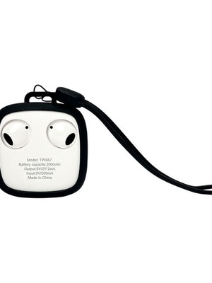 Ασύρματα ακουστικά Ezra TWS67 μαύρα καινούργια Bluetooth στερεοφωνικά