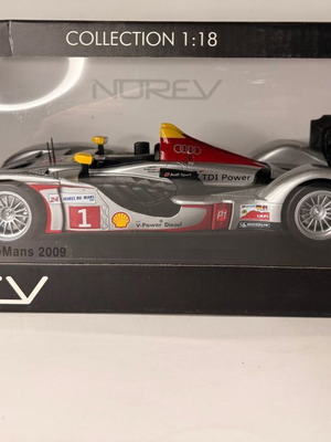 Metal model Norev Audi R15 TDi Le Mans 2009 scale 1:18 new