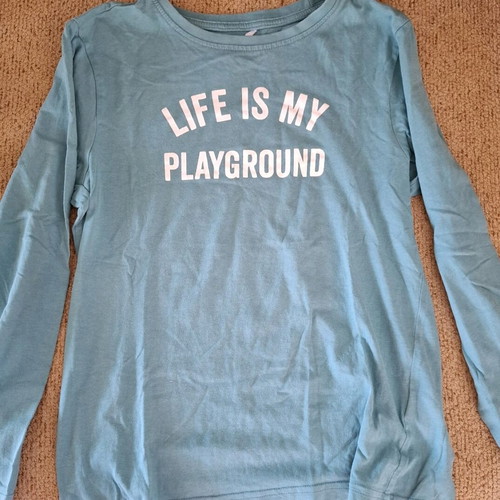 T-shirt long sleeve used, set of 4 for ages 10-12