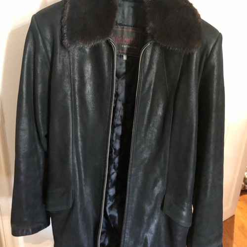Alpin Genuine Leather Jacket used, women's size S