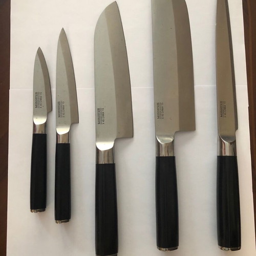 Japanese-style knives new Monogram CrMov set of 5 pieces