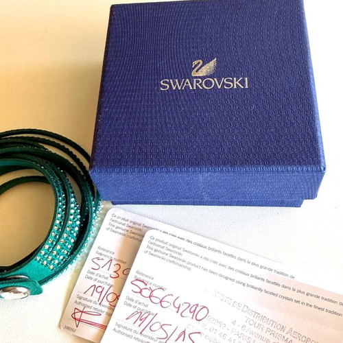 Swarovski bracelet set like new, colorful, 2015 collection