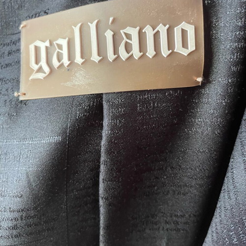 Perfecto leather jacket John Galliano size 42 IT new, black