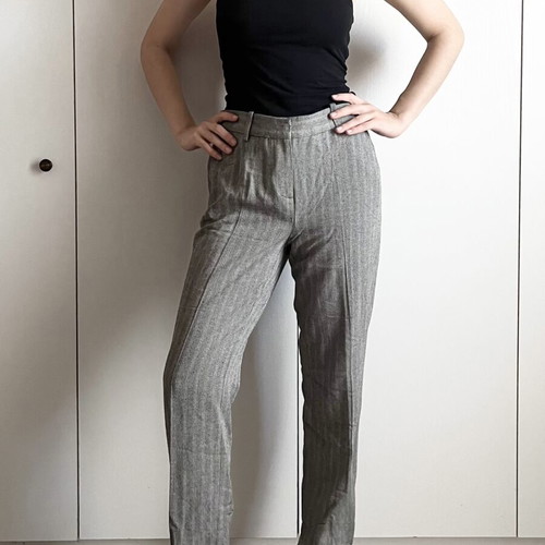 Tailored striped gray Zara pants size S used