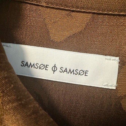 Rissa shirt dress Samsoe & Samsoe XS/34 καφέ σαν καινούργιο